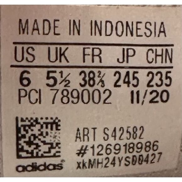 adidas Superstar Splashes Splatter and Drips Paint White S42582 Men’s Size 6 - Picture 8 of 8